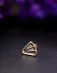 14k Gold Stamped Nose Stud