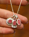 Round Engraved Santa Fe Charm