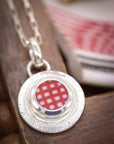 Round Engraved Santa Fe Charm