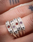 Garnet Florence Ring