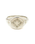 Sawtooth Signet Ring