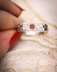 Garnet Florence Ring