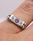 Lavender Sapphire Florence Ring