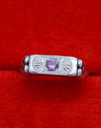 Lavender Sapphire Florence Ring