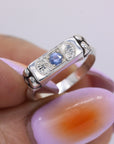 Blue Sapphire Florence Ring - Size 6
