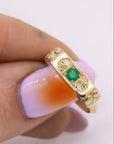 Emerald Florence Ring - Size 7