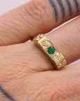 Emerald Florence Ring - Size 7