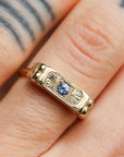 Blue Sapphire Florence Ring - size 6