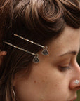 Stamped Hair Pins