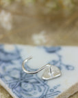 Stamped Silver Nose Stud