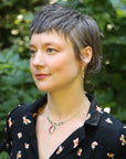 Stamped Huggie Hoops
