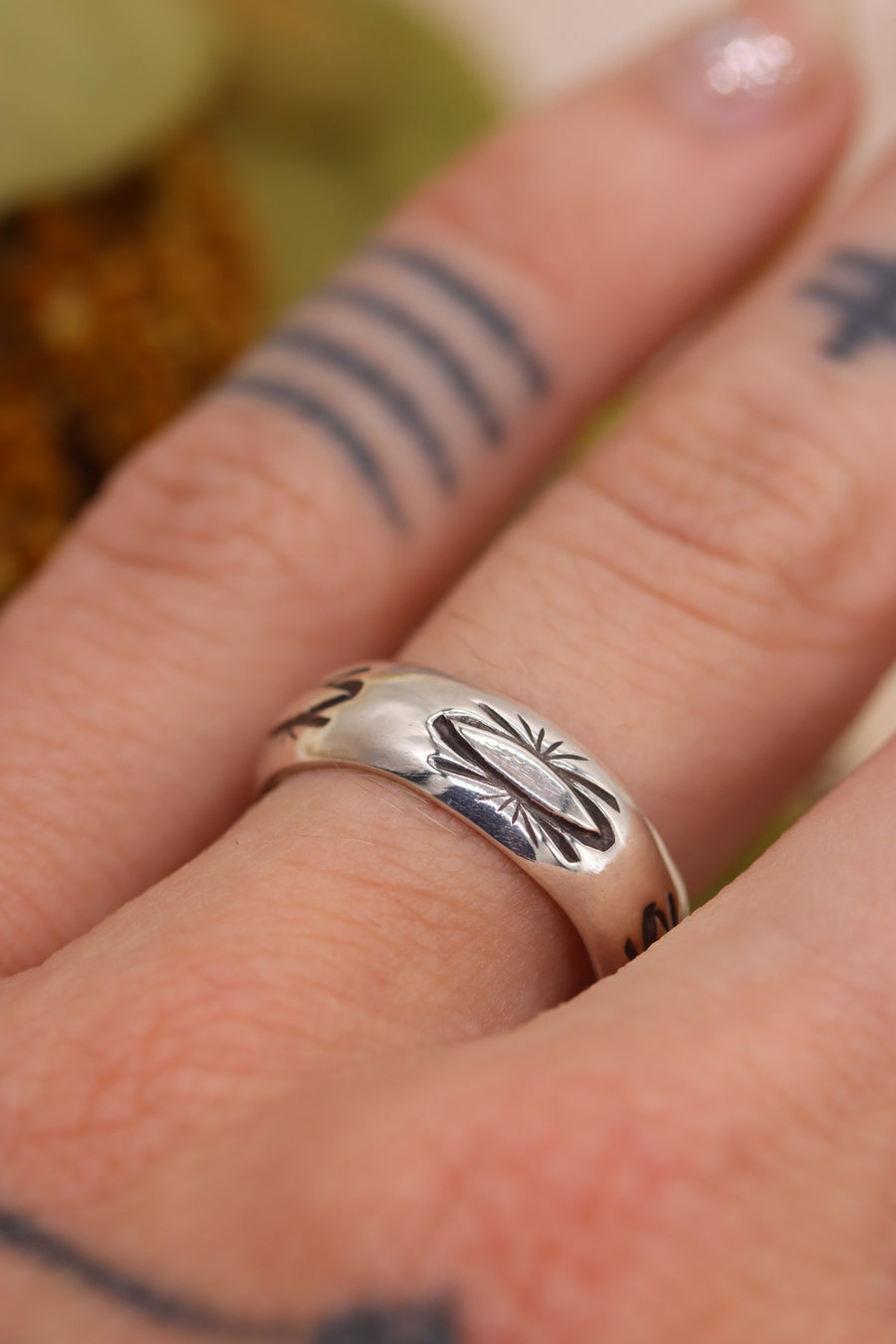 Stamped Stacker Ring