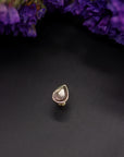 14k Gold Stamped Nose Stud