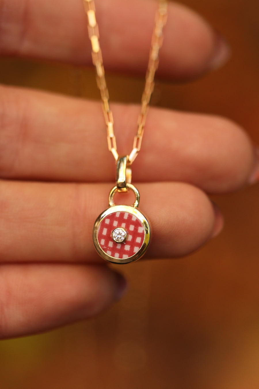 Diamond Santa Fe Charm