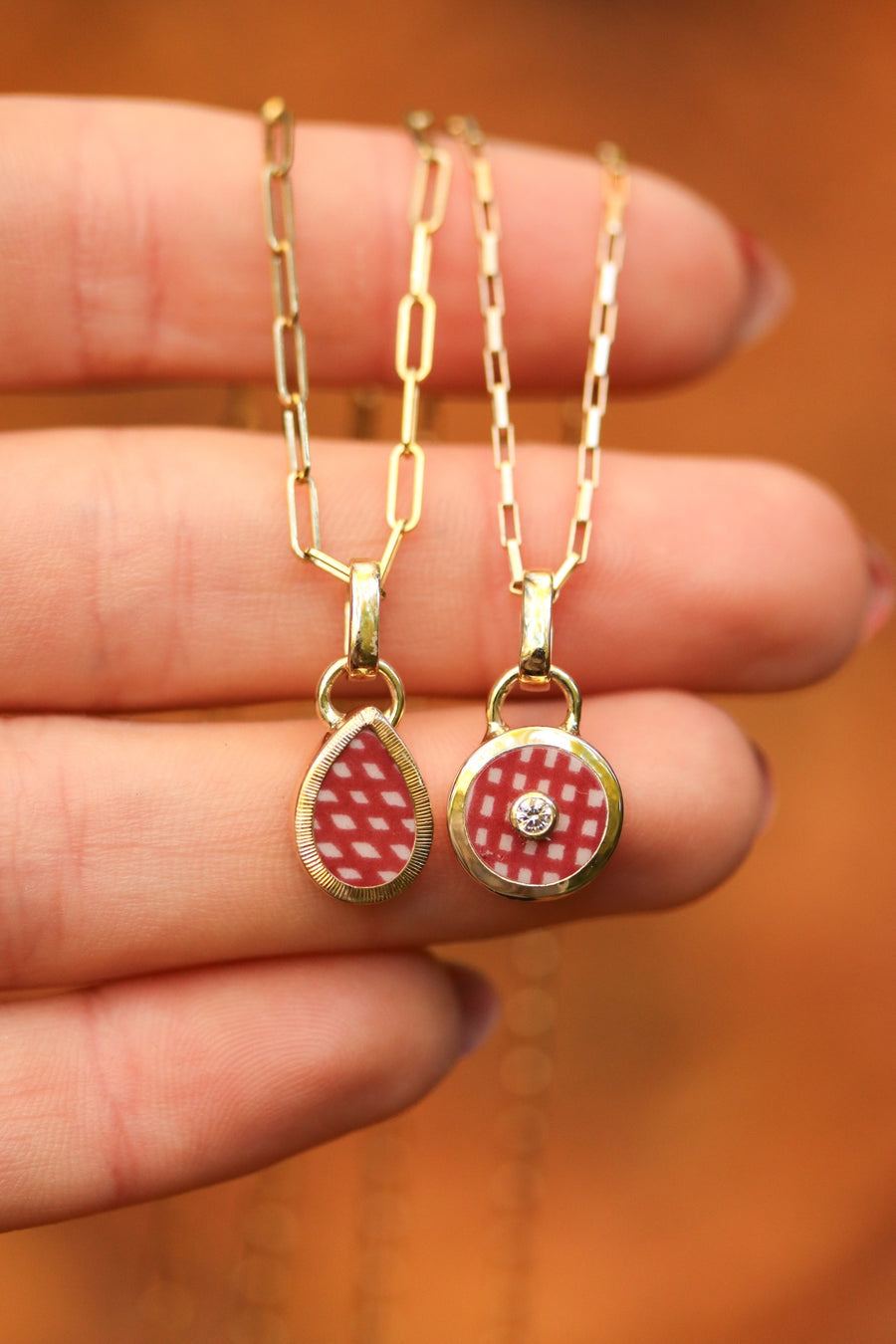 Santa Fe Teardrop Charm