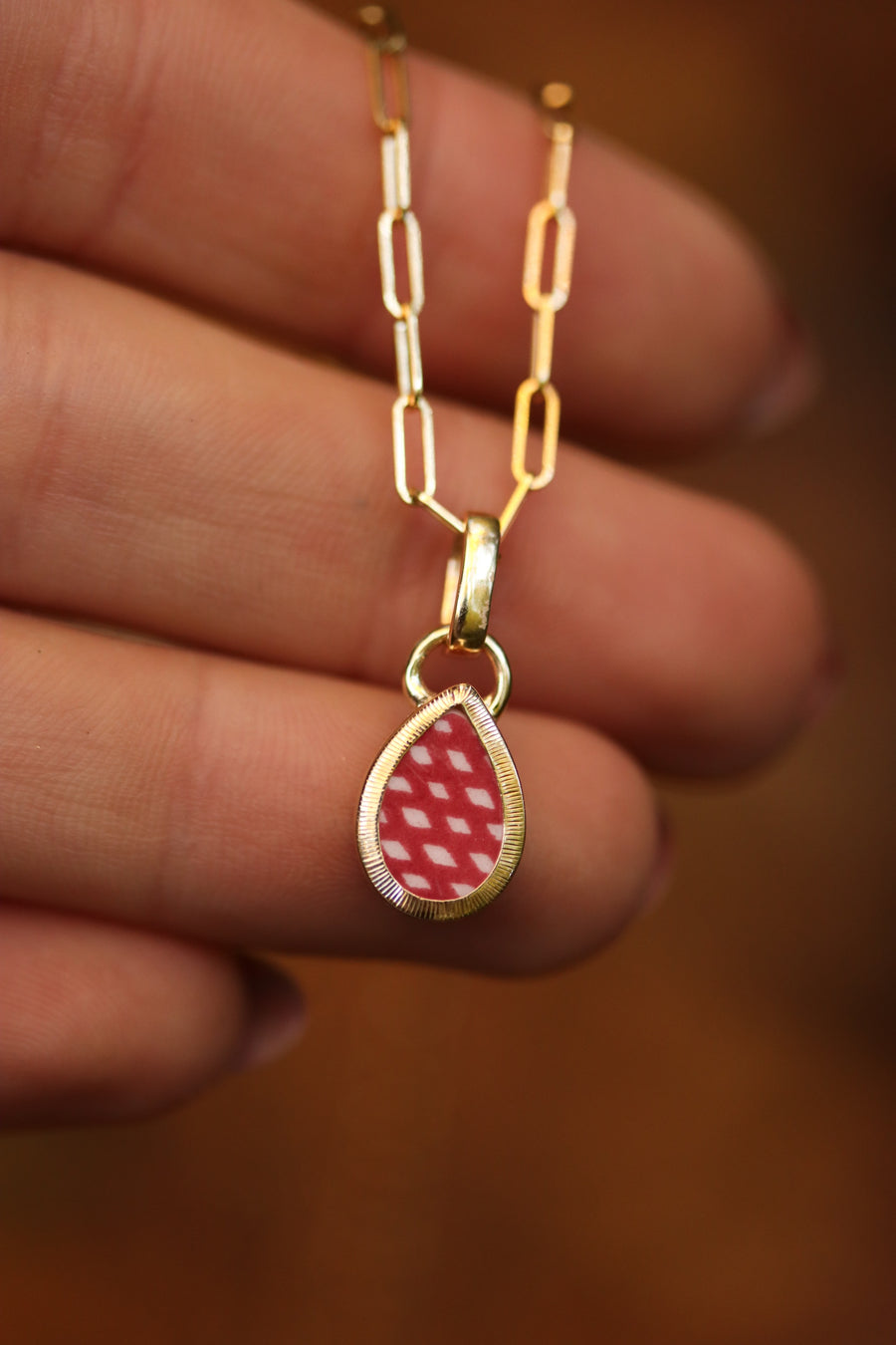 Santa Fe Teardrop Charm