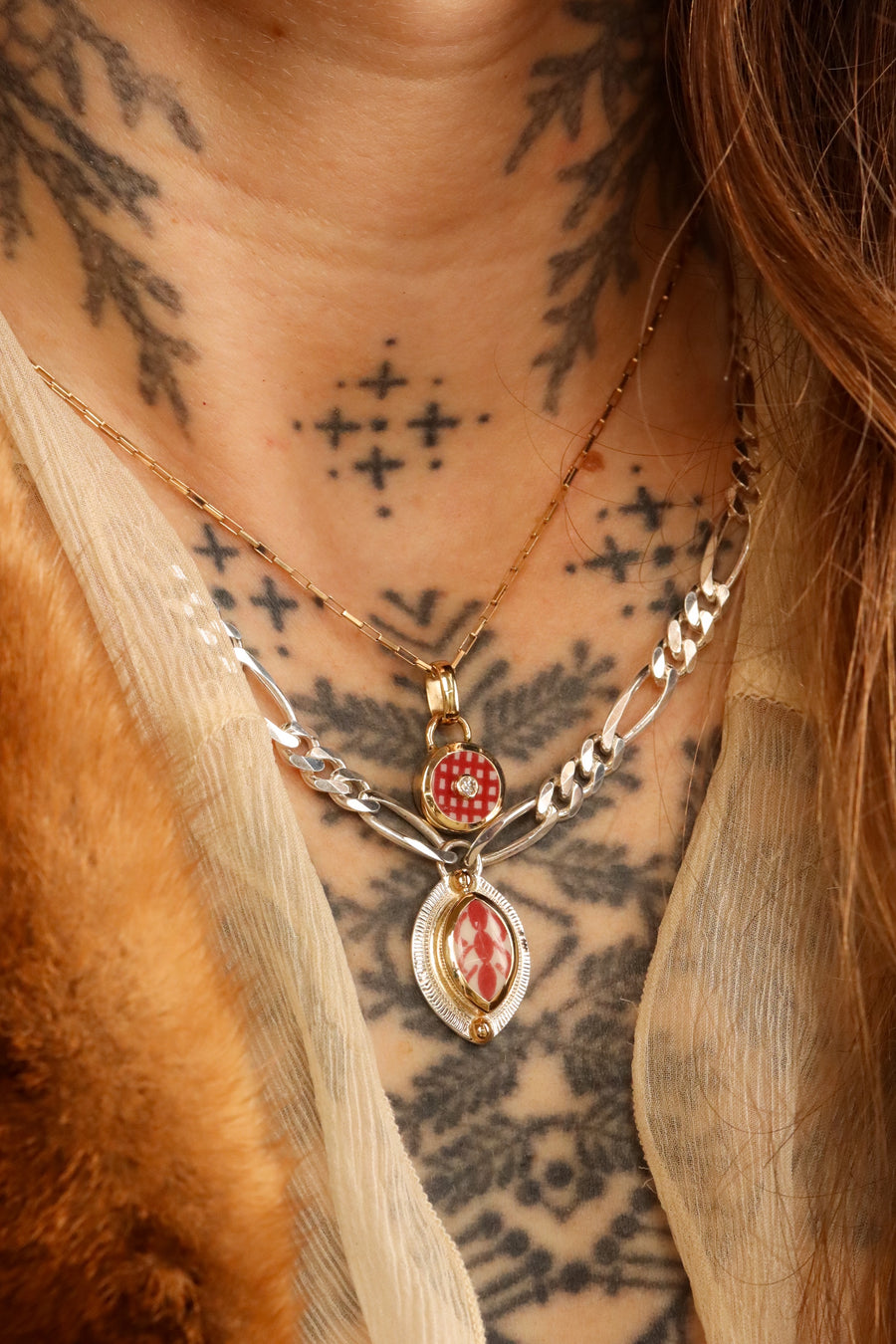 Diamond Santa Fe Charm