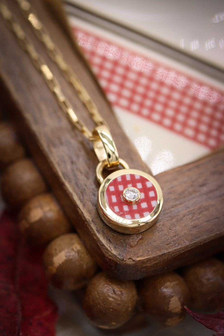 Diamond Santa Fe Charm