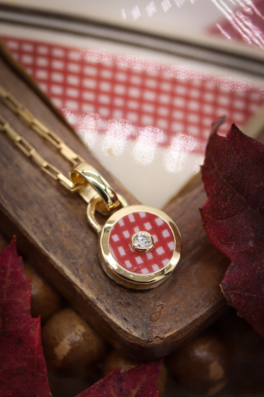 Diamond Santa Fe Charm