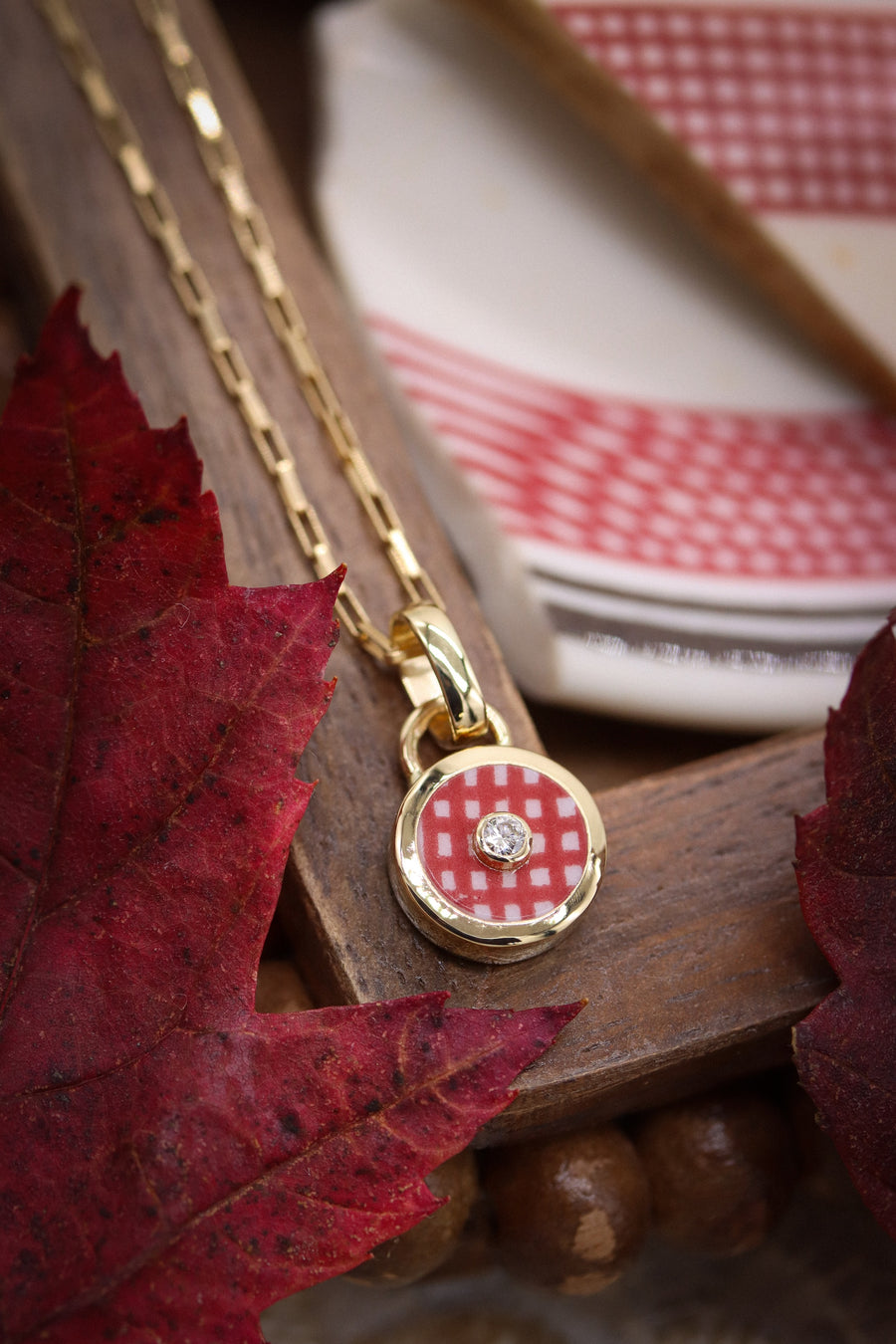 Diamond Santa Fe Charm