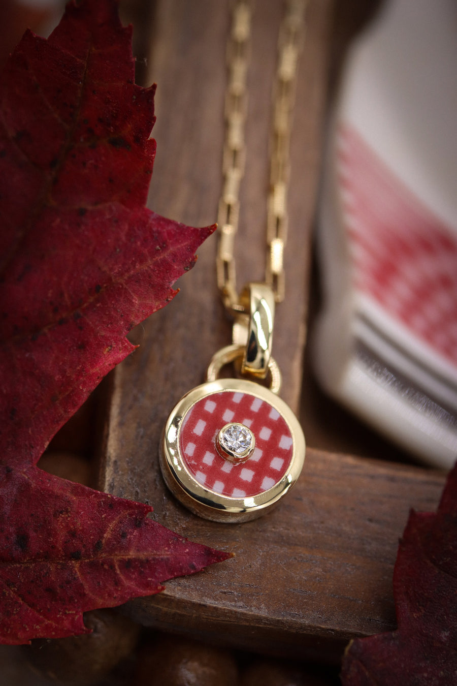 Diamond Santa Fe Charm