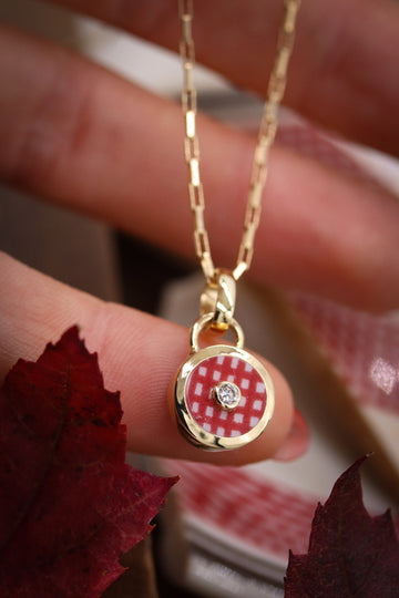 Diamond Santa Fe Charm