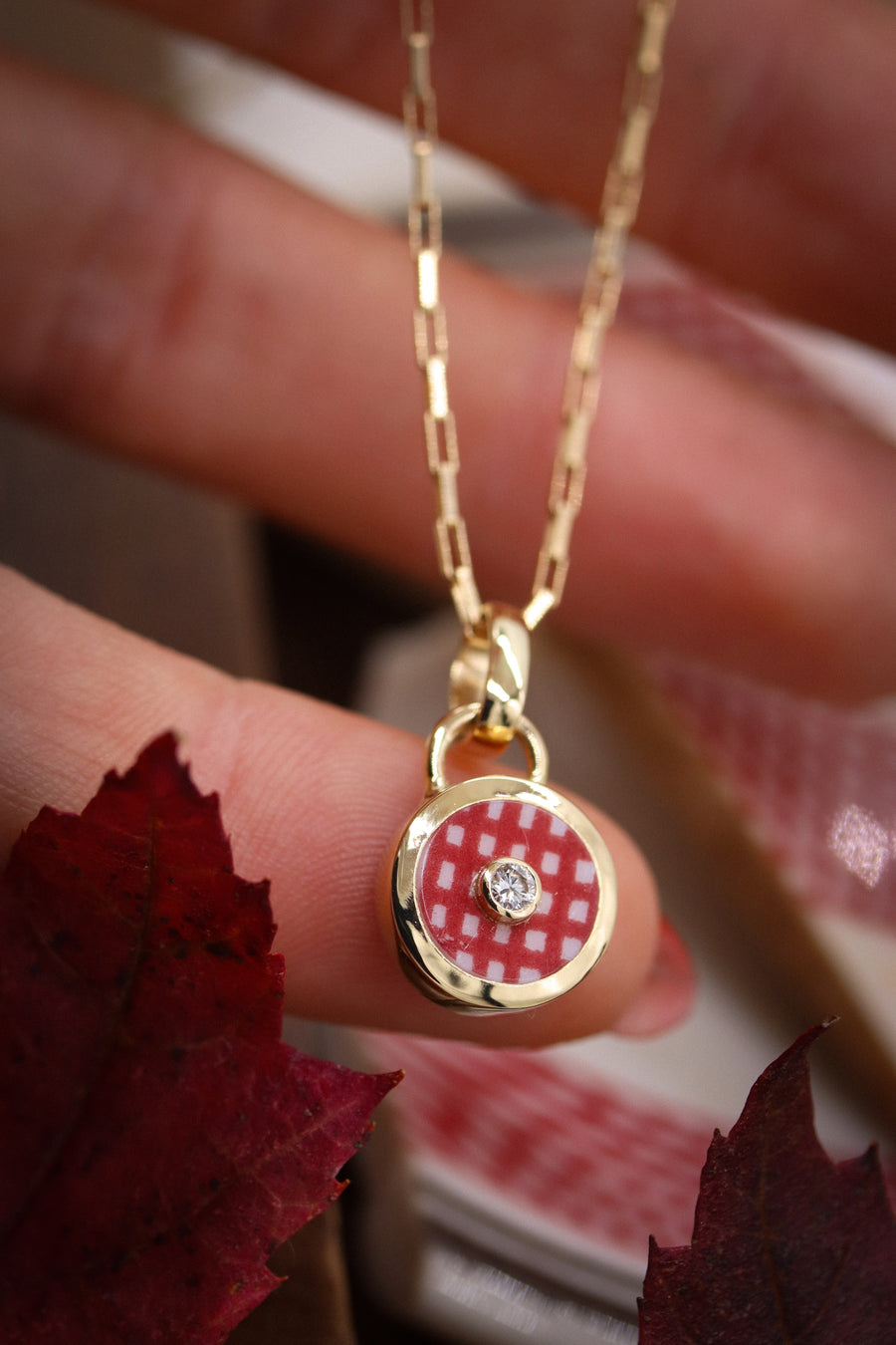 Diamond Santa Fe Charm