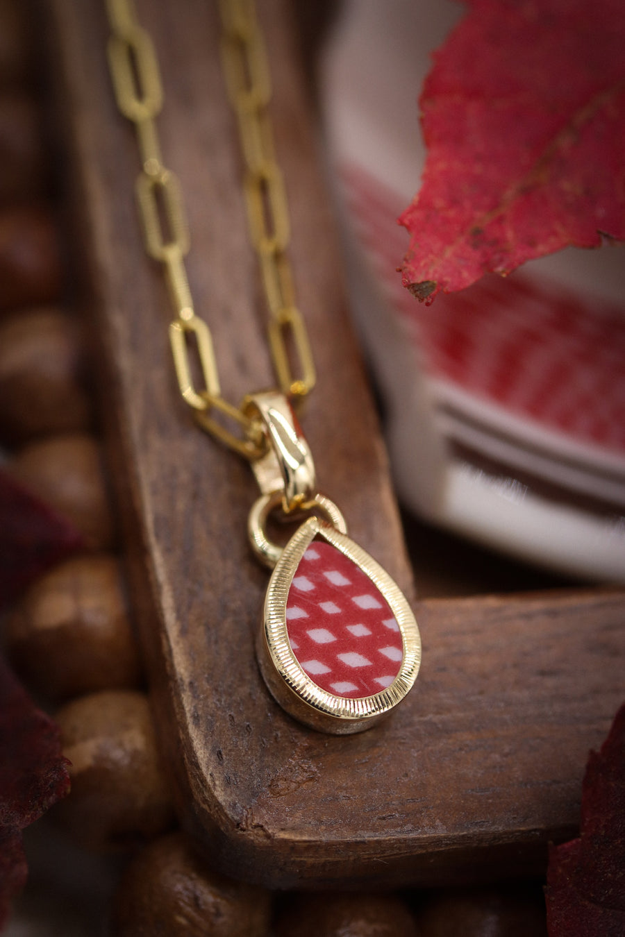 Santa Fe Teardrop Charm