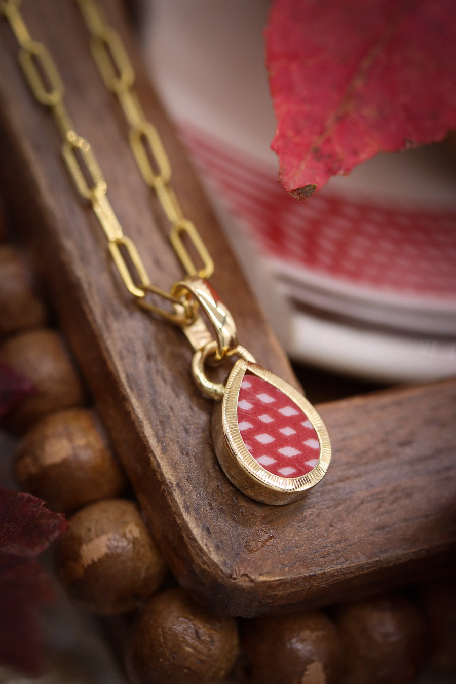 Santa Fe Teardrop Charm