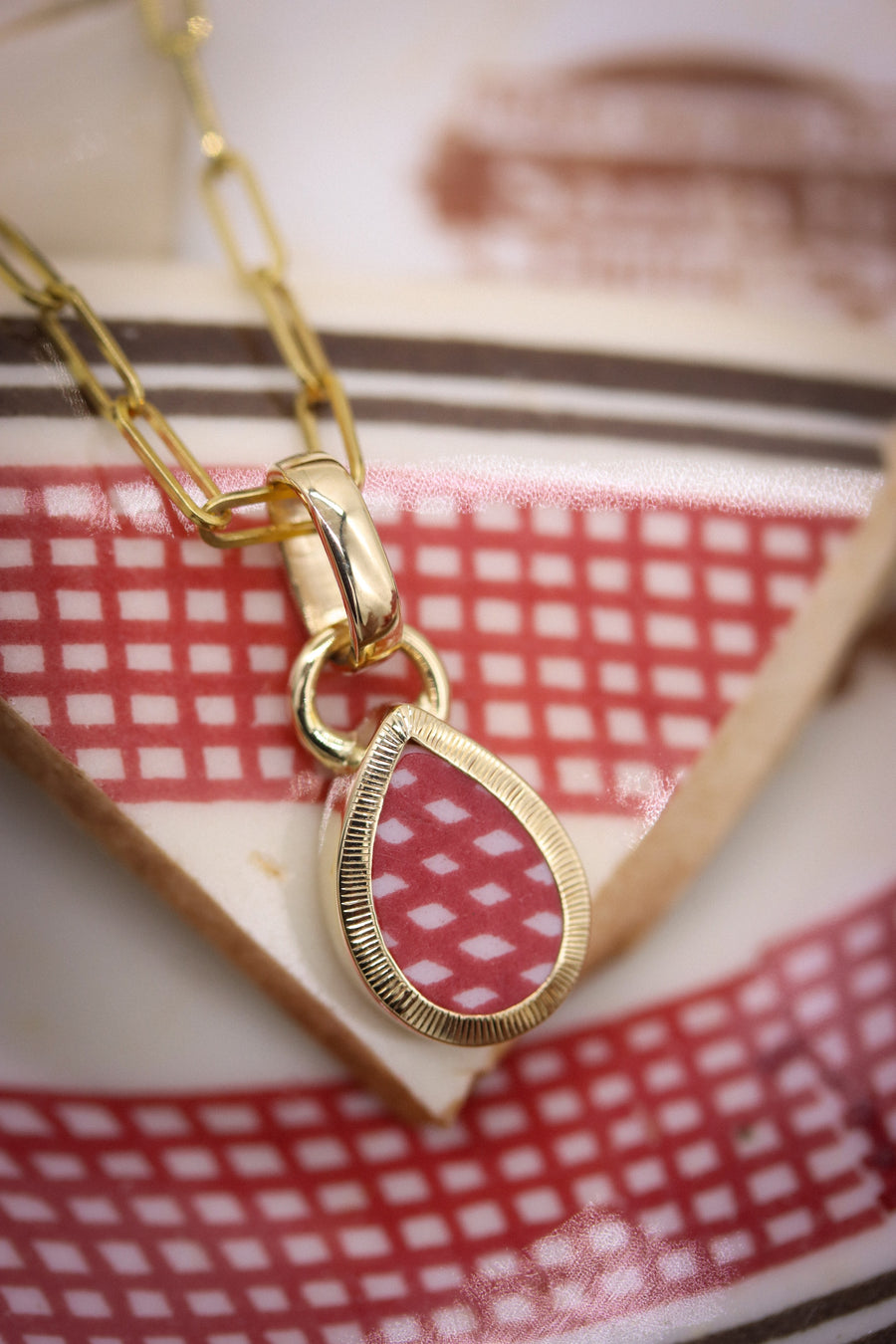 Santa Fe Teardrop Charm