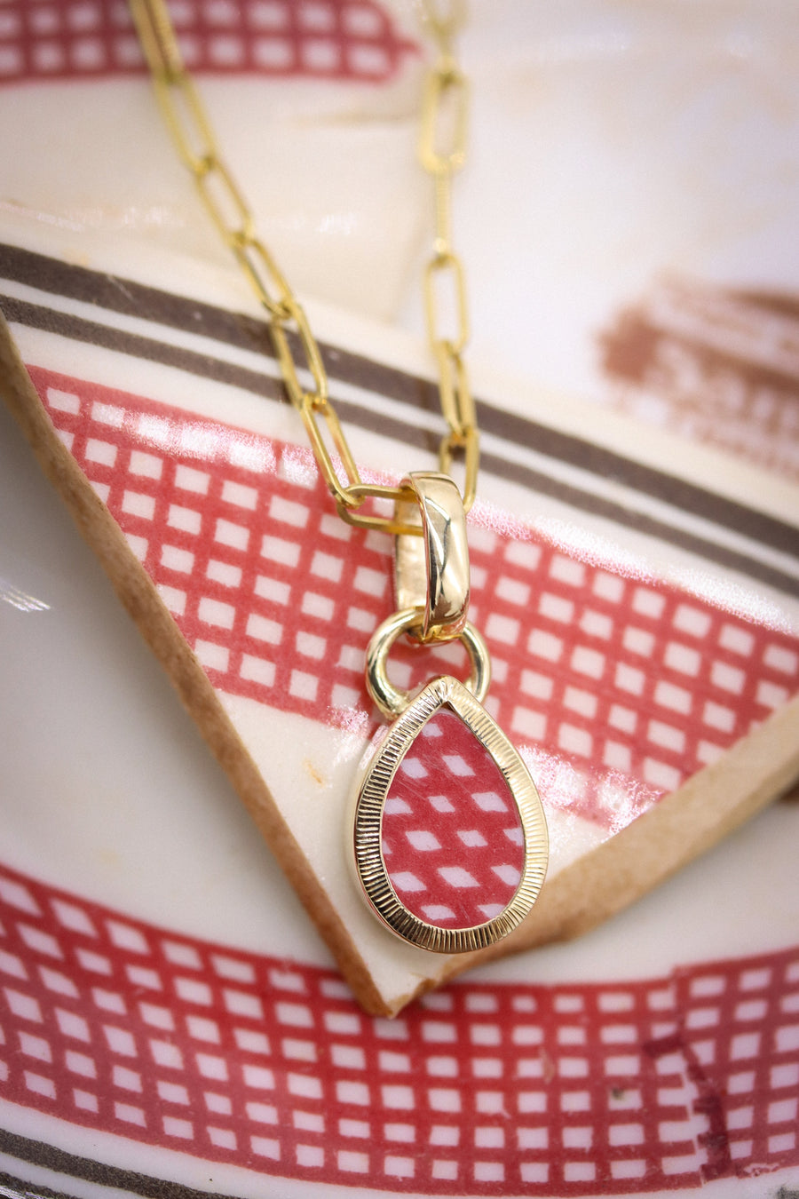 Santa Fe Teardrop Charm