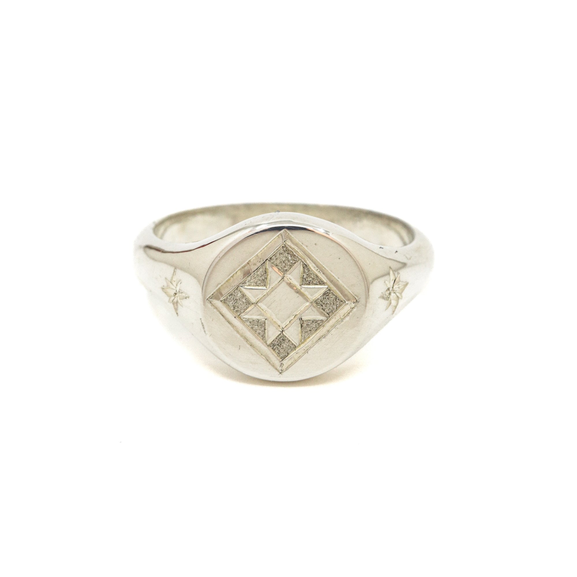 Sawtooth Signet Ring
