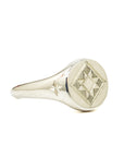 Sawtooth Signet Ring