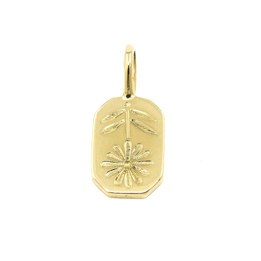 Stitched Florals Charm