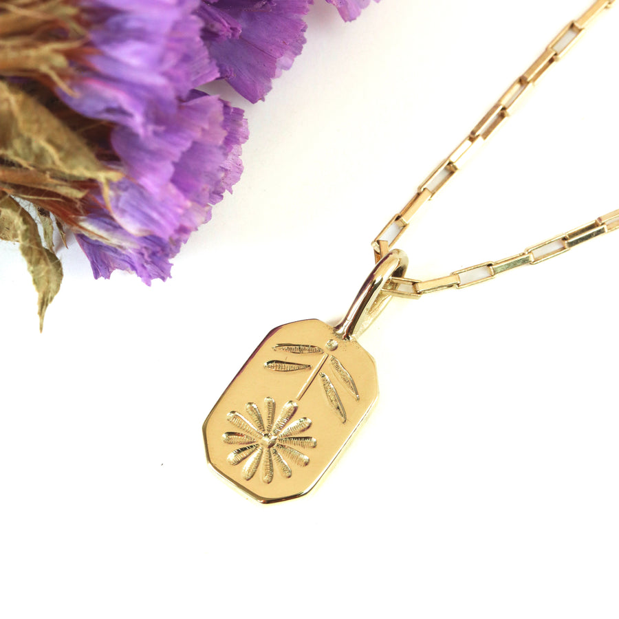 Stitched Florals Charm