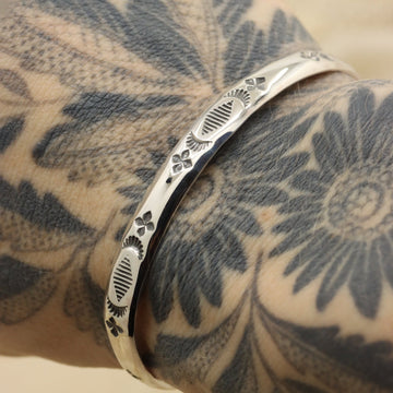 Stamped Stacker Cuff (5 1/2