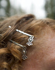 Stamped Hair Pins