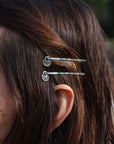 Stamped Hair Pins