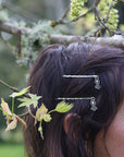 Stamped Hair Pins