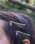 Stamped Hair Pins
