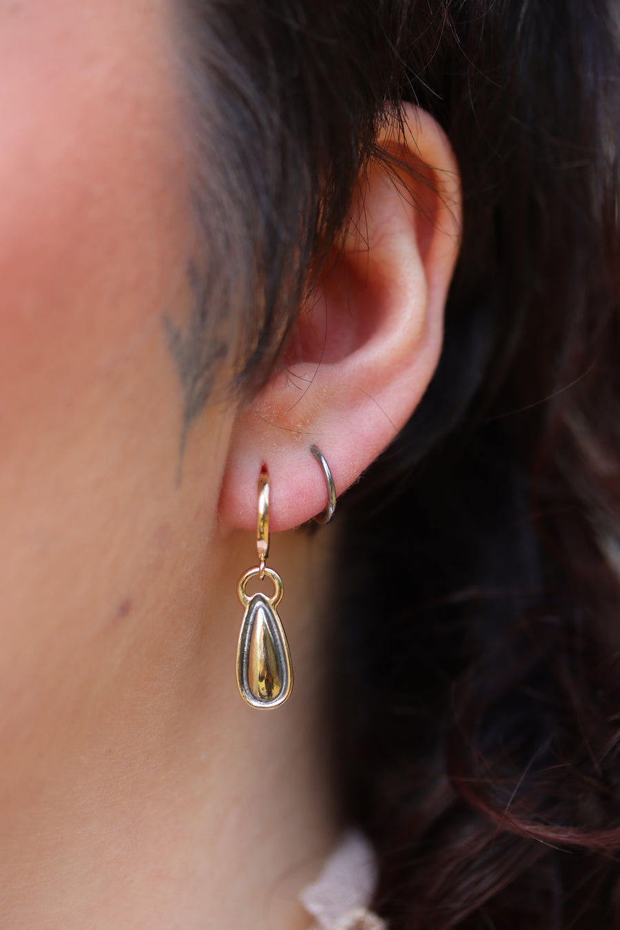 Teardrop Hoops