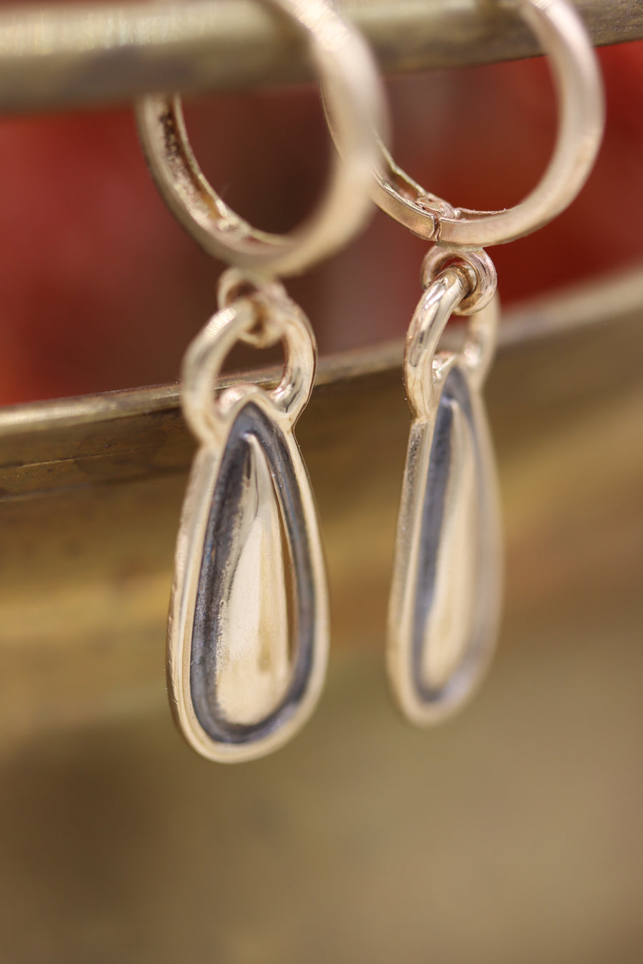 Teardrop Hoops